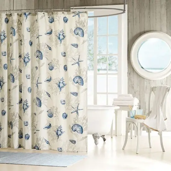 beach shower curtain