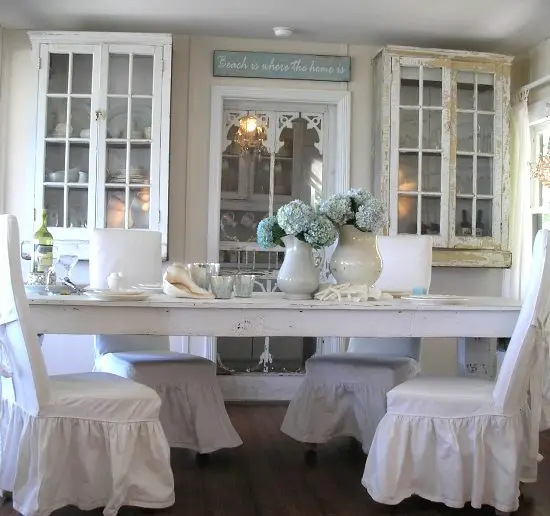Shabby Chic Cottage Dining Room