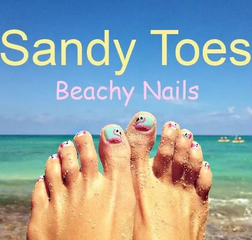Beach Toe Nails