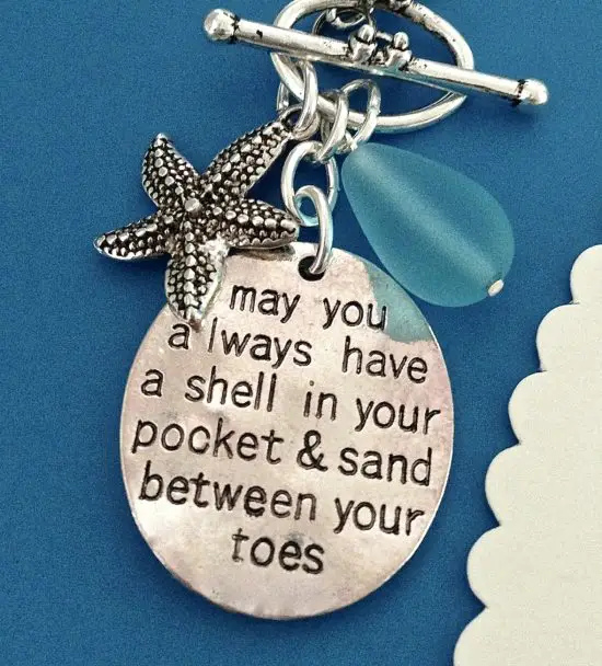 Beach Jewelry with Saying