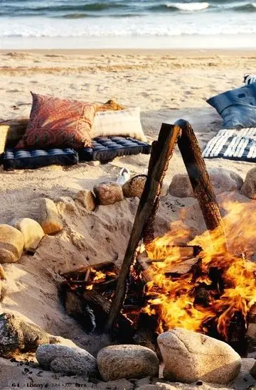 Backyard Fire Pit Ideas Inspired by Beach Bonfires - Beach ...
