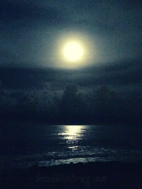 Full Moon over the Sea