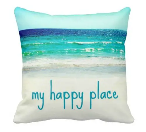 Beach Quote Pillow