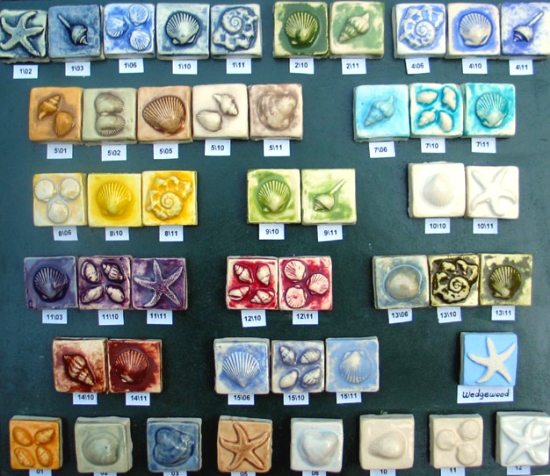 Ceramic Seashell Tiles