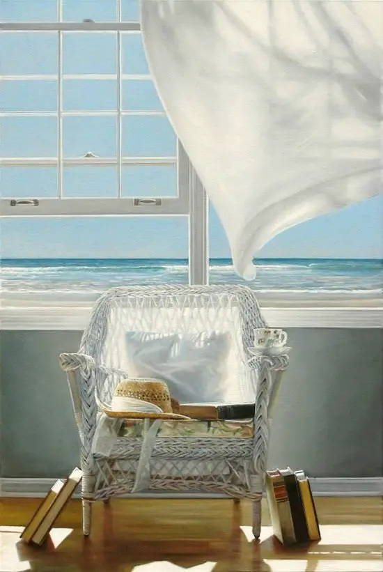 Window Ocean View by Karen Hollingsworth