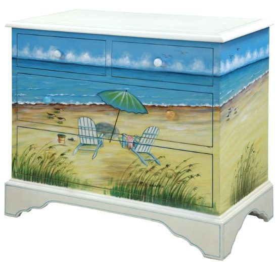 Beach Painted Dresser
