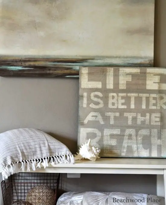 Life Is Better At The Beach DIY Sign