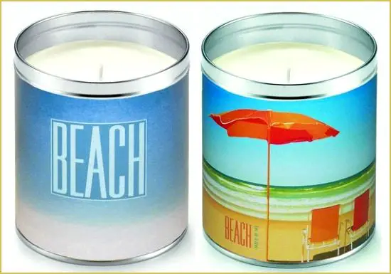 Aunt Sadies Summer Beach Candles
