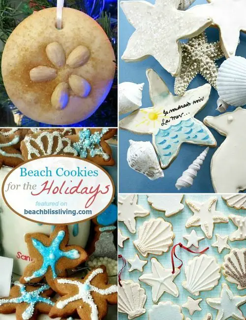 Beach Cookies for Christmas 
