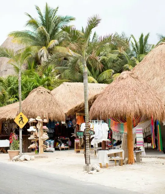 Town of Tulum Mexico