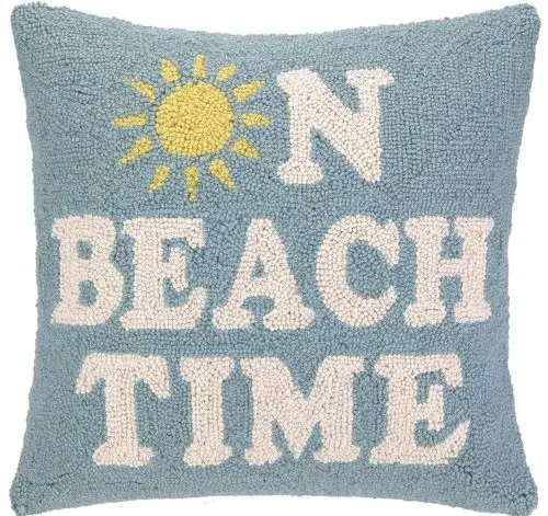On Beach Time Pillow