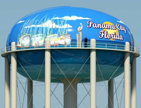 Water Tower Design Panama City Florida by Paul Brent