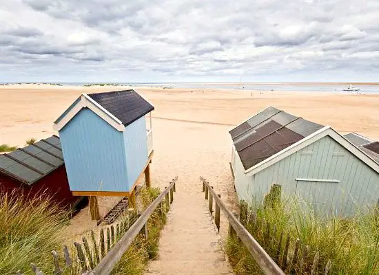 Wells Norfolk Beach with Huts