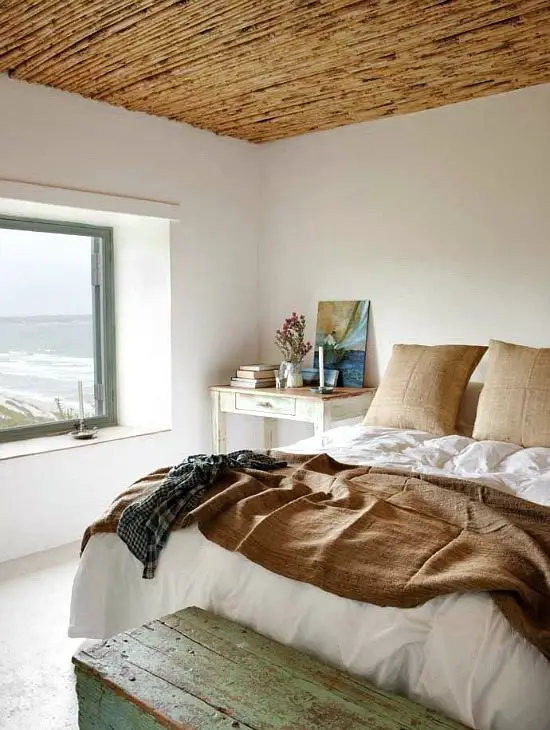 Bamboo Ceiling in the Bedroom