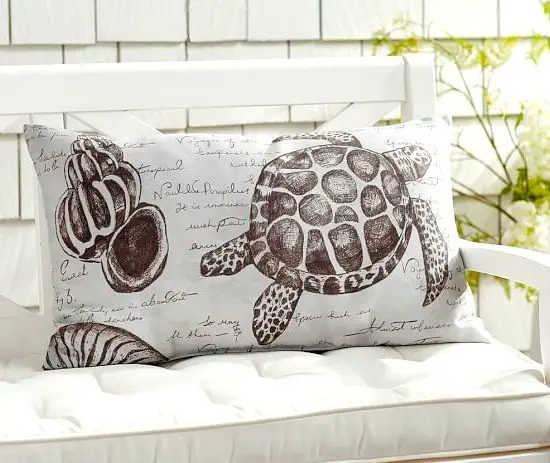 Outdoor Pillow Sea Turtle