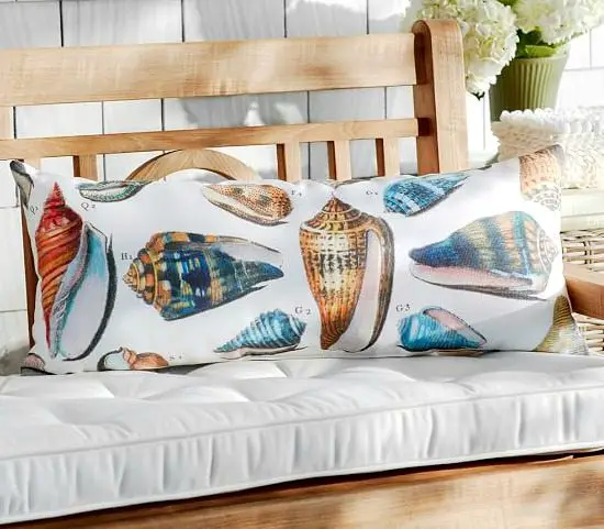 Outdoor Sea Shell Pillow