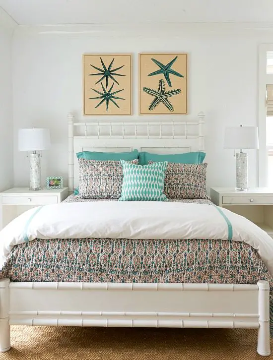 Turquoise Blue Bedroom