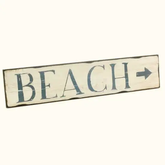 Beach Sign by Sur La Table