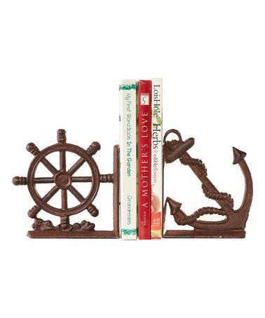 anchor and wheel bookends