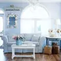 Blue and White Beach Cottage