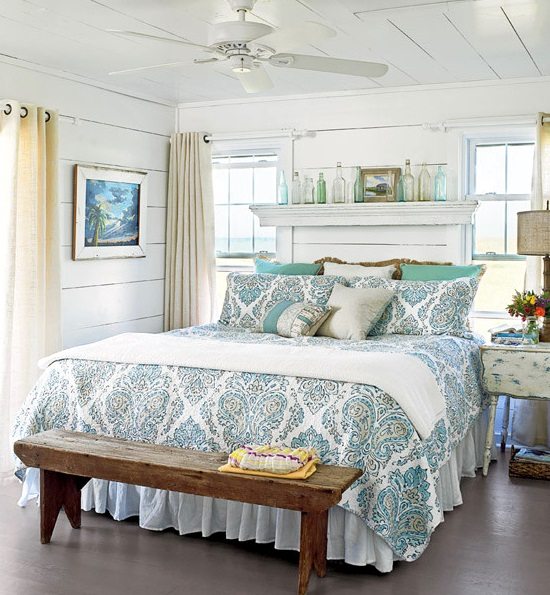 Awesome Above The Bed Beach Themed Decor Ideas