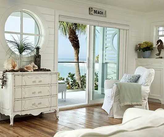 Pure White Decor in a Remodeled Vintage Beach Cottage on Anna Maria ...