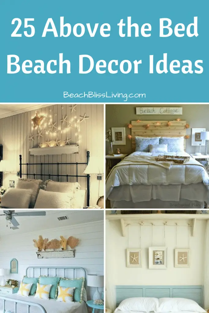 Bed Beach Themed Decor Ideas, Beachy Bedroom Wall Decor