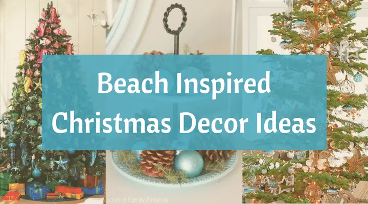Beach Christmas Decorations Ideas Inspired By Sea Sand Shells Beach Bliss Living
