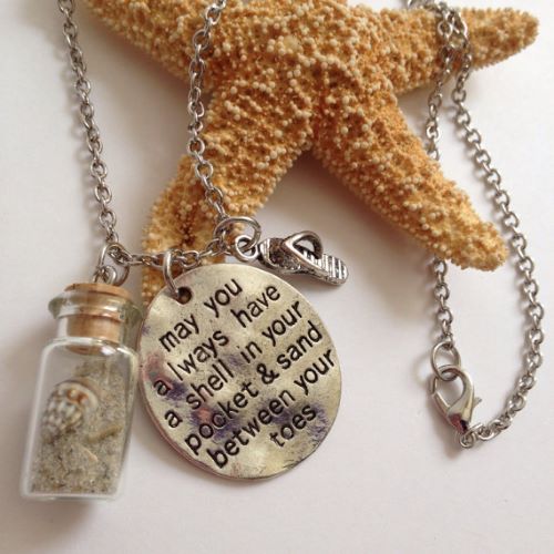 Beach Charm Necklaces Beach Bliss Living