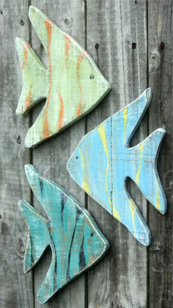 7 Wooden Fish Wall Decor Ideas for your Beach House ...