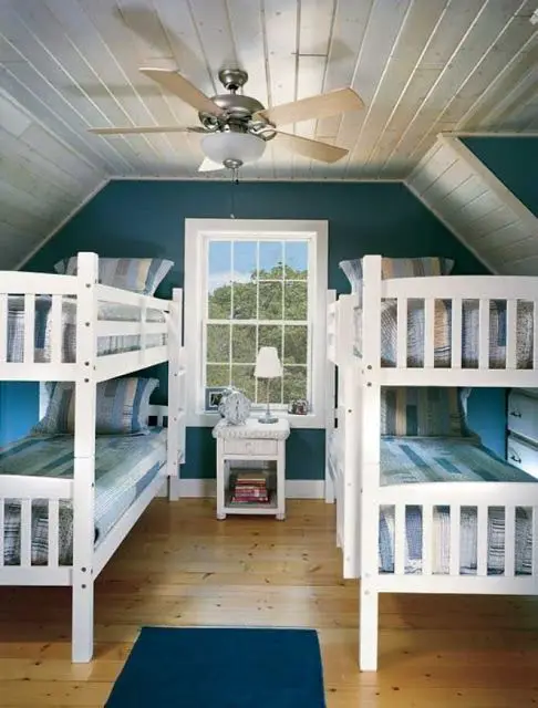 spruce up a bedroom with these creative beach bunk beds
