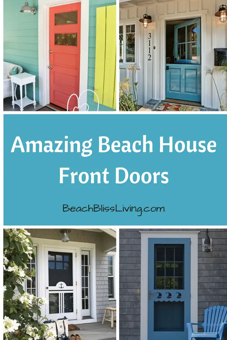 Minimalist Beach House Exterior Doors for Living room